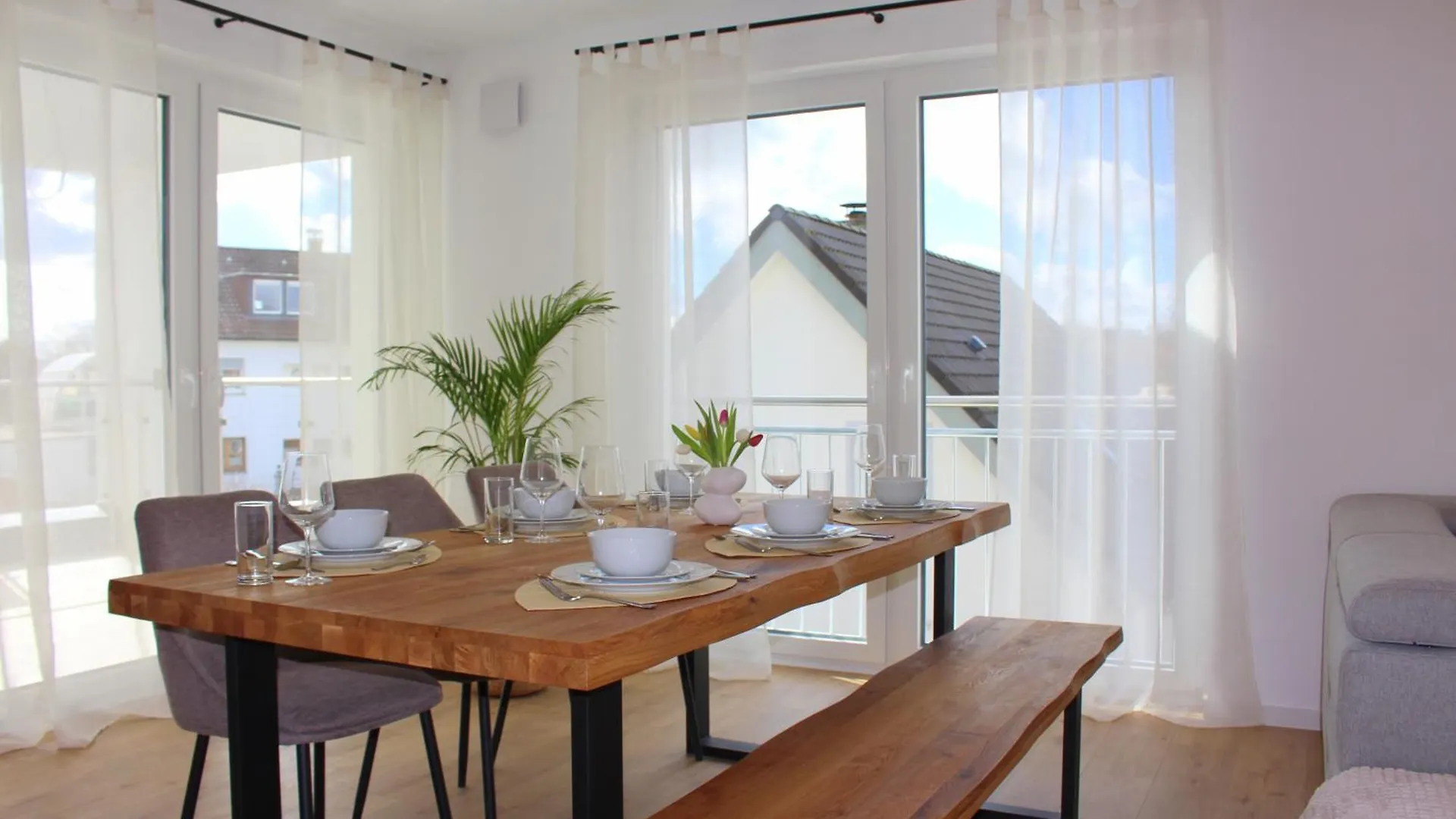 Ada4, Apartment Mit Kueche, Badewanne, Balkon, Terrasse, Parkplatz Am Haus, Ruhig Gelegen Kulmbach Tyskland